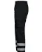 2517 BROEK MET KNIEZAKKEN EN REFLECTIEBANDEN Zwart