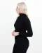 Ashland Turtle Gebreide Sweater Dames Zwart