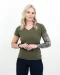 Whailford T-Shirt Dames Mosgroen