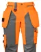 6519 SIGNALISATIE BROEK MET KNIEZAKKEN EN SPIJKERKZAKKEN EN ISO 20471 KLASSE 2 DAMES Oranje