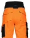 6514 GEVOERDE SIGNALISATIEREGENBROEK EN ISO 20471 KLASSE 2 Oranje/zwart